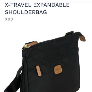 BRIC’S X-Travel Expandable Shoulder Bag - Black